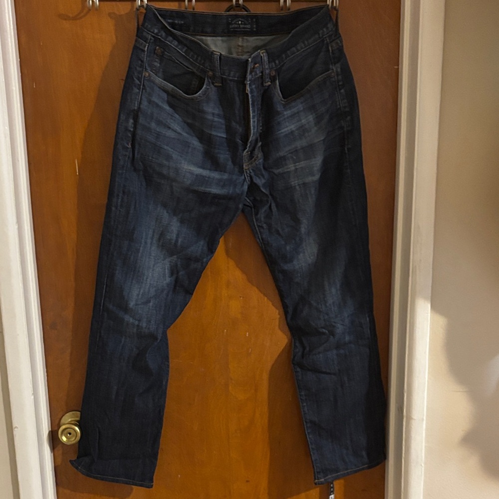 Lucky Brand Dark Wash Straight Jeans